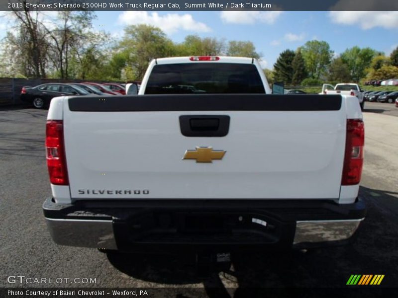 Summit White / Dark Titanium 2013 Chevrolet Silverado 2500HD Work Truck Regular Cab
