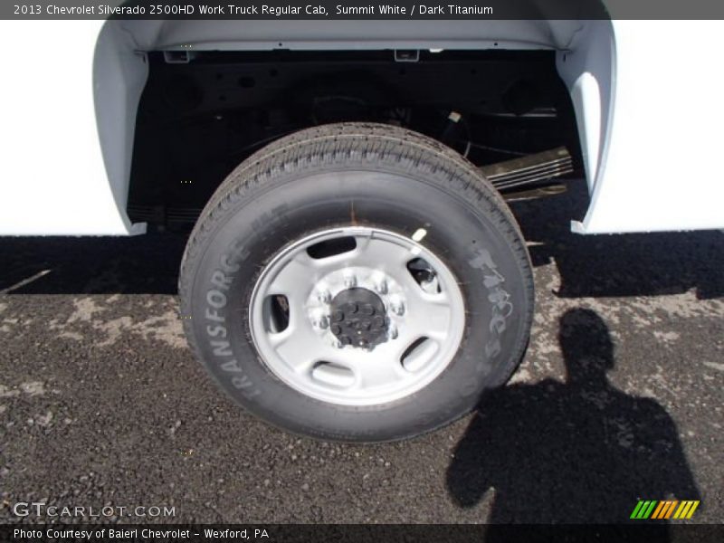 Summit White / Dark Titanium 2013 Chevrolet Silverado 2500HD Work Truck Regular Cab