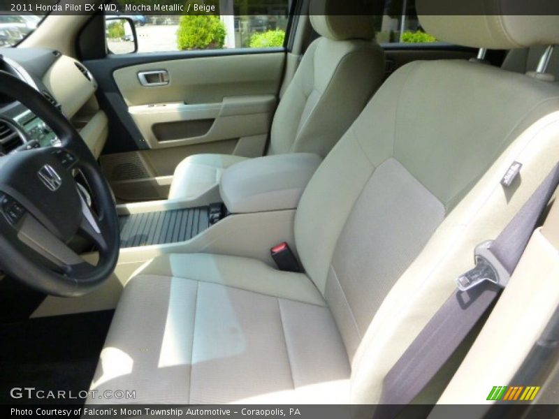Mocha Metallic / Beige 2011 Honda Pilot EX 4WD