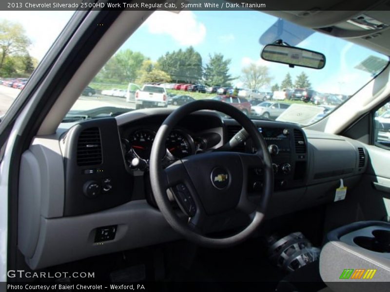 Summit White / Dark Titanium 2013 Chevrolet Silverado 2500HD Work Truck Regular Cab