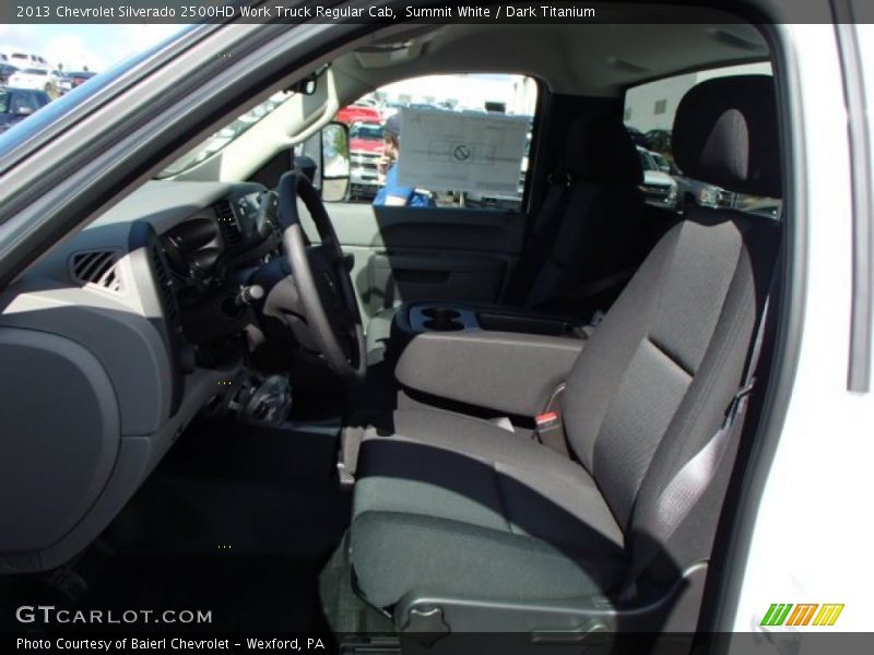 Summit White / Dark Titanium 2013 Chevrolet Silverado 2500HD Work Truck Regular Cab