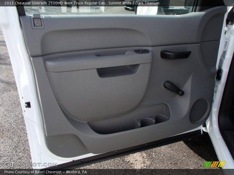 Summit White / Dark Titanium 2013 Chevrolet Silverado 2500HD Work Truck Regular Cab
