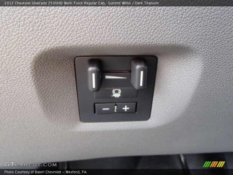 Summit White / Dark Titanium 2013 Chevrolet Silverado 2500HD Work Truck Regular Cab
