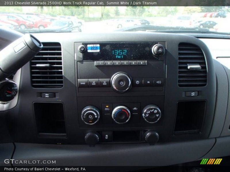 Summit White / Dark Titanium 2013 Chevrolet Silverado 2500HD Work Truck Regular Cab