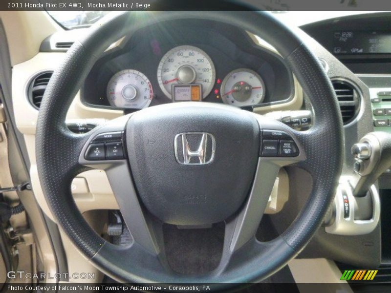 Mocha Metallic / Beige 2011 Honda Pilot EX 4WD