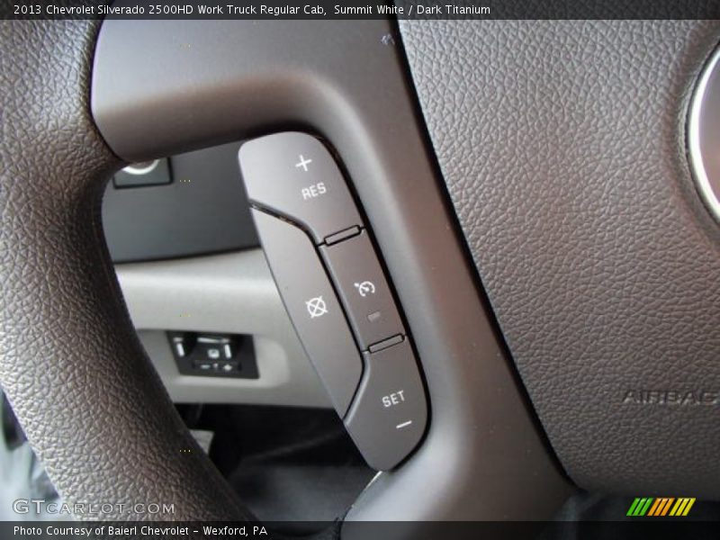 Summit White / Dark Titanium 2013 Chevrolet Silverado 2500HD Work Truck Regular Cab