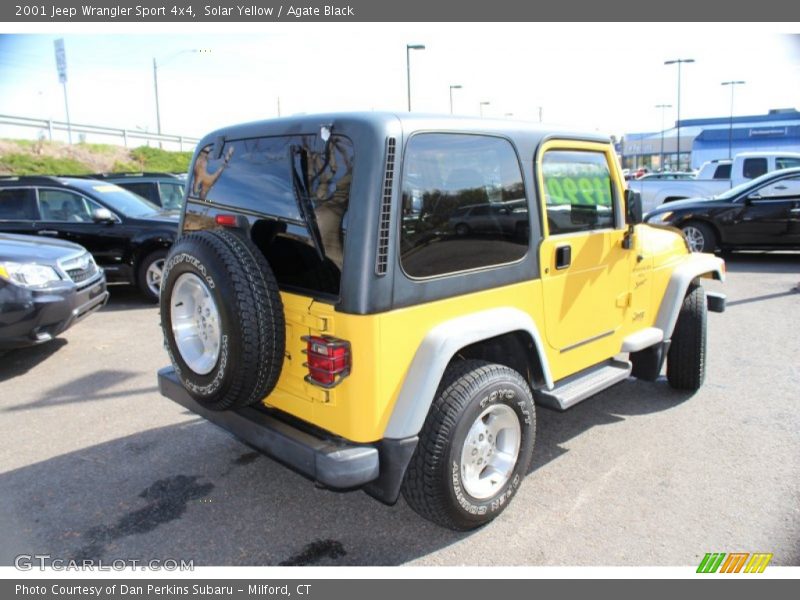 Solar Yellow / Agate Black 2001 Jeep Wrangler Sport 4x4