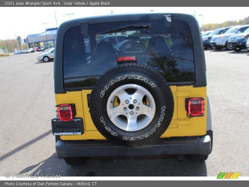 Solar Yellow / Agate Black 2001 Jeep Wrangler Sport 4x4