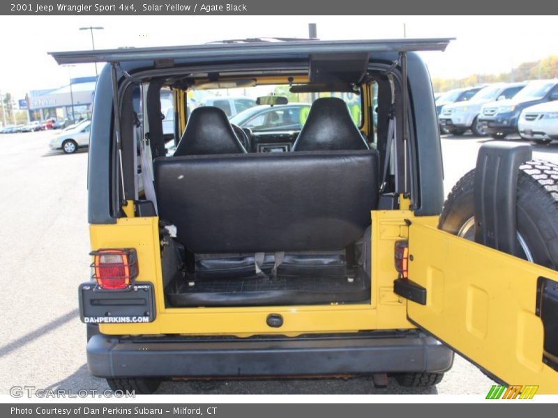 Solar Yellow / Agate Black 2001 Jeep Wrangler Sport 4x4