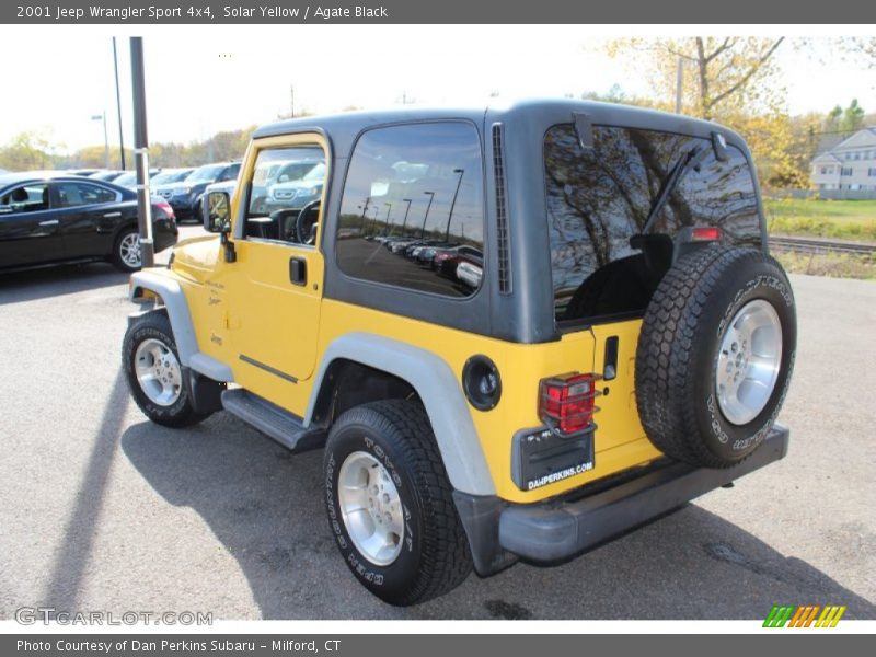 Solar Yellow / Agate Black 2001 Jeep Wrangler Sport 4x4