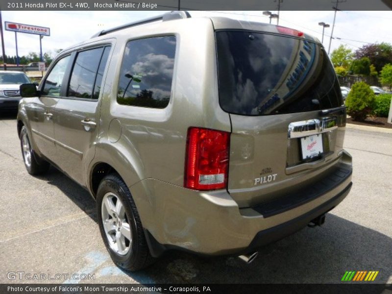 Mocha Metallic / Beige 2011 Honda Pilot EX-L 4WD