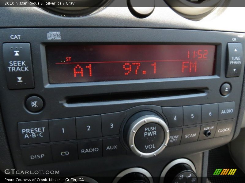 Silver Ice / Gray 2010 Nissan Rogue S