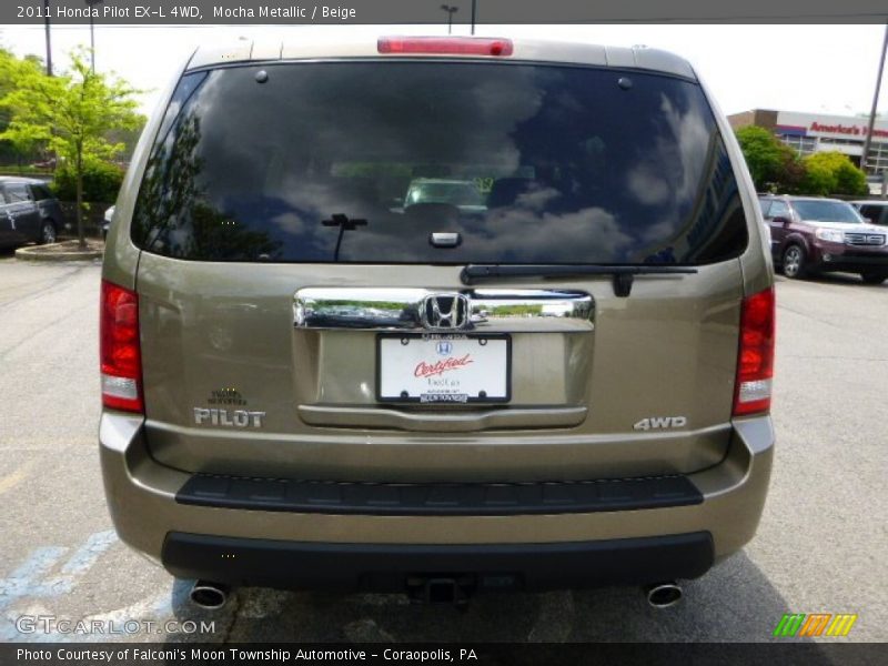 Mocha Metallic / Beige 2011 Honda Pilot EX-L 4WD