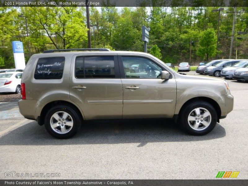 Mocha Metallic / Beige 2011 Honda Pilot EX-L 4WD