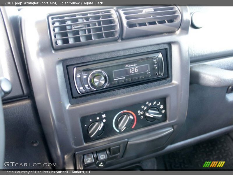 Solar Yellow / Agate Black 2001 Jeep Wrangler Sport 4x4
