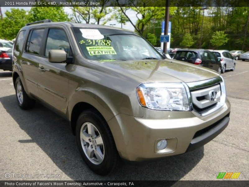 Mocha Metallic / Beige 2011 Honda Pilot EX-L 4WD