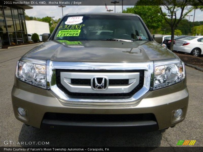 Mocha Metallic / Beige 2011 Honda Pilot EX-L 4WD