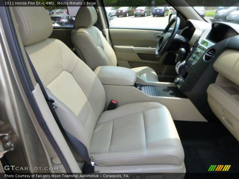 Mocha Metallic / Beige 2011 Honda Pilot EX-L 4WD