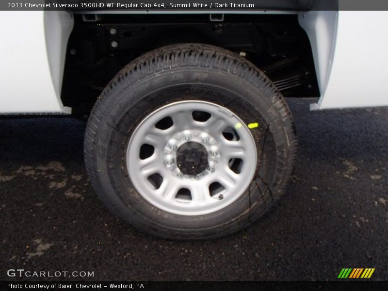 Summit White / Dark Titanium 2013 Chevrolet Silverado 3500HD WT Regular Cab 4x4