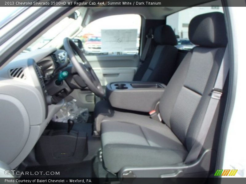 Summit White / Dark Titanium 2013 Chevrolet Silverado 3500HD WT Regular Cab 4x4