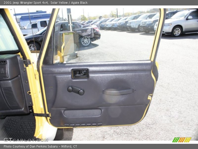 Solar Yellow / Agate Black 2001 Jeep Wrangler Sport 4x4