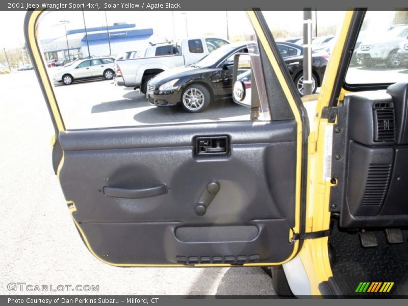 Solar Yellow / Agate Black 2001 Jeep Wrangler Sport 4x4