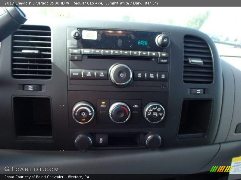 Summit White / Dark Titanium 2013 Chevrolet Silverado 3500HD WT Regular Cab 4x4