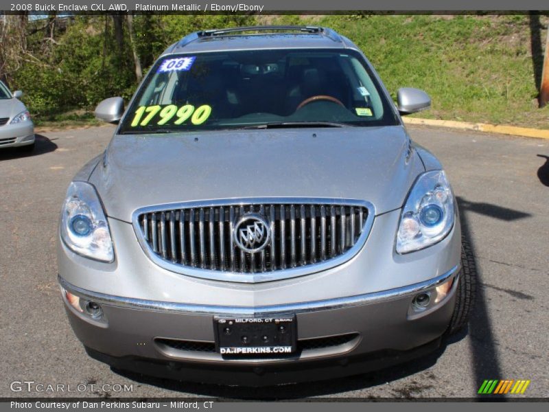 Platinum Metallic / Ebony/Ebony 2008 Buick Enclave CXL AWD