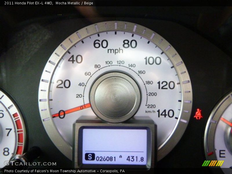 Mocha Metallic / Beige 2011 Honda Pilot EX-L 4WD