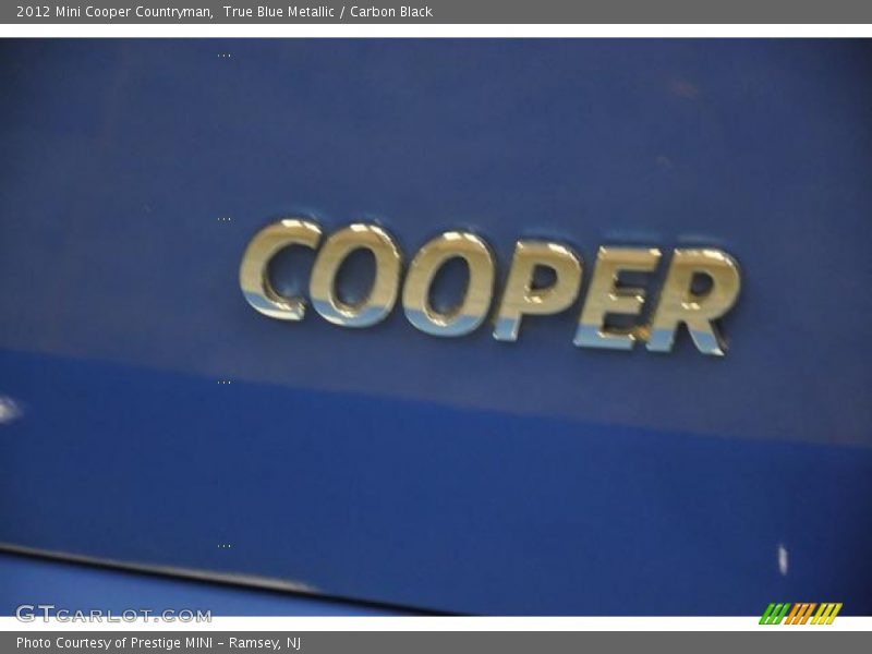 True Blue Metallic / Carbon Black 2012 Mini Cooper Countryman