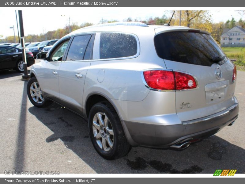 Platinum Metallic / Ebony/Ebony 2008 Buick Enclave CXL AWD