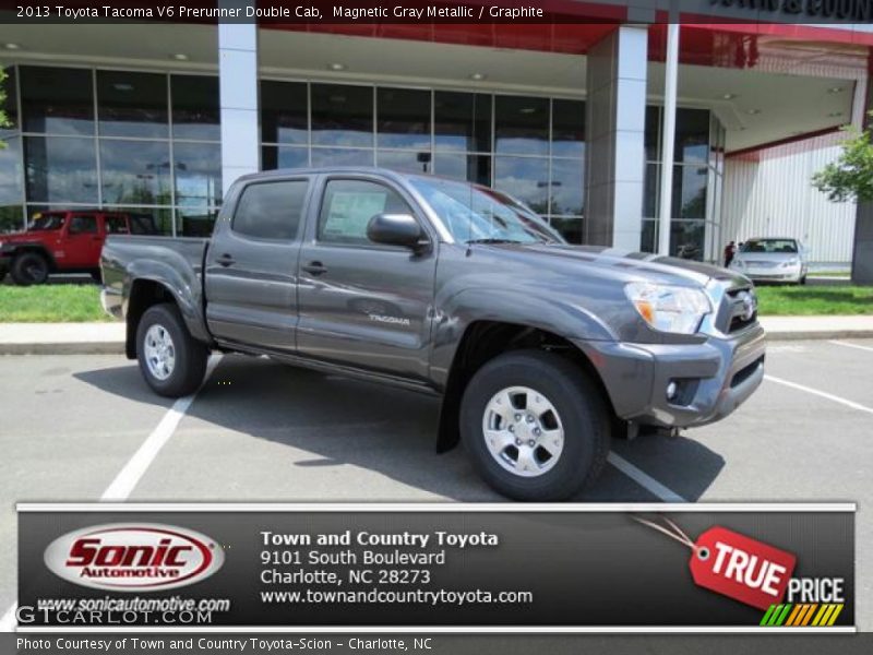Magnetic Gray Metallic / Graphite 2013 Toyota Tacoma V6 Prerunner Double Cab