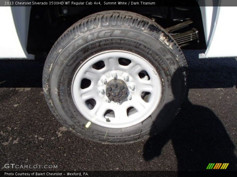 Summit White / Dark Titanium 2013 Chevrolet Silverado 3500HD WT Regular Cab 4x4