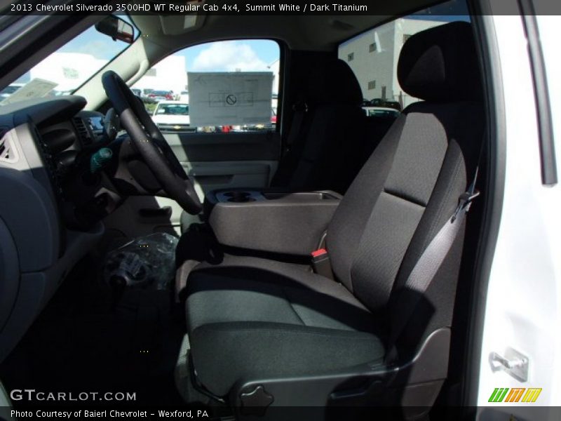 Summit White / Dark Titanium 2013 Chevrolet Silverado 3500HD WT Regular Cab 4x4