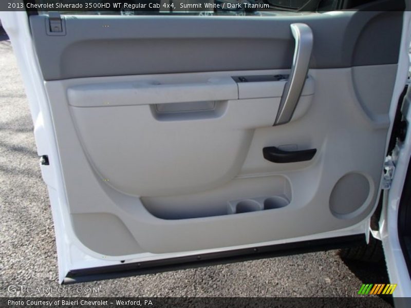 Summit White / Dark Titanium 2013 Chevrolet Silverado 3500HD WT Regular Cab 4x4