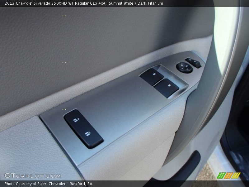 Summit White / Dark Titanium 2013 Chevrolet Silverado 3500HD WT Regular Cab 4x4