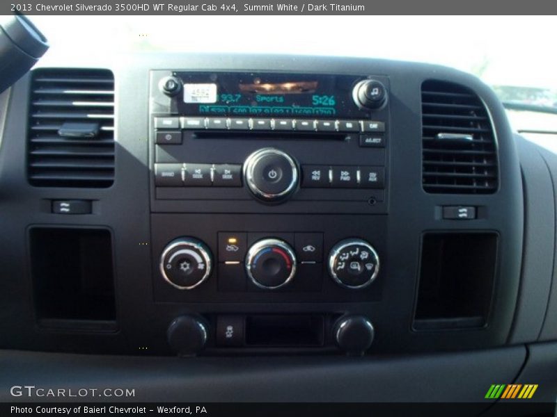 Summit White / Dark Titanium 2013 Chevrolet Silverado 3500HD WT Regular Cab 4x4