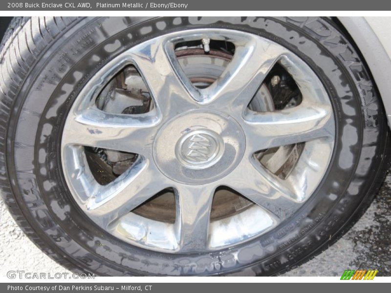 Platinum Metallic / Ebony/Ebony 2008 Buick Enclave CXL AWD