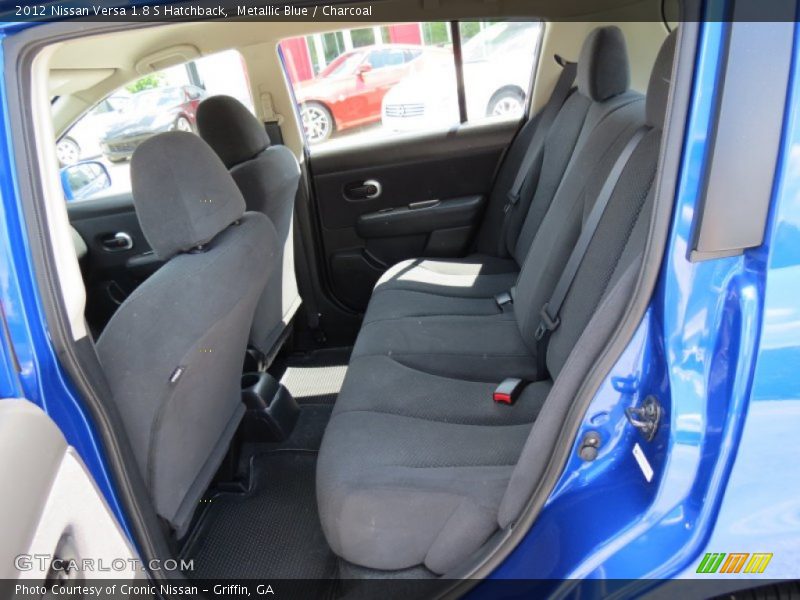 Metallic Blue / Charcoal 2012 Nissan Versa 1.8 S Hatchback