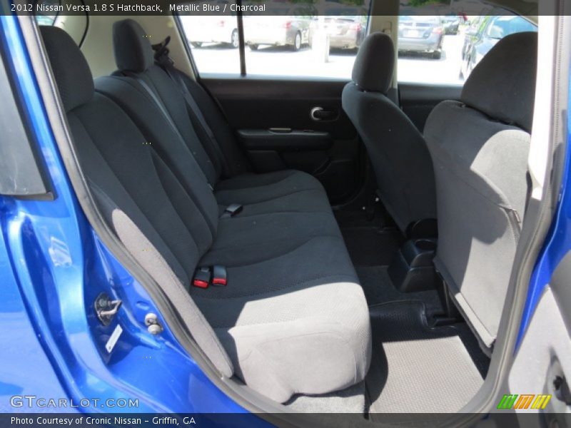 Metallic Blue / Charcoal 2012 Nissan Versa 1.8 S Hatchback