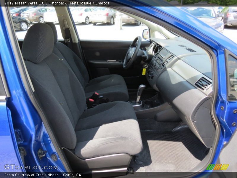 Metallic Blue / Charcoal 2012 Nissan Versa 1.8 S Hatchback