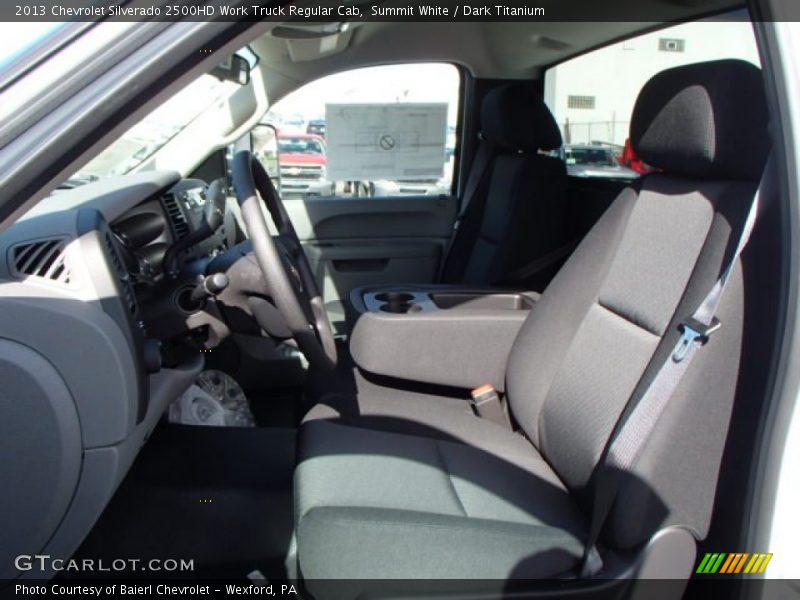 Summit White / Dark Titanium 2013 Chevrolet Silverado 2500HD Work Truck Regular Cab