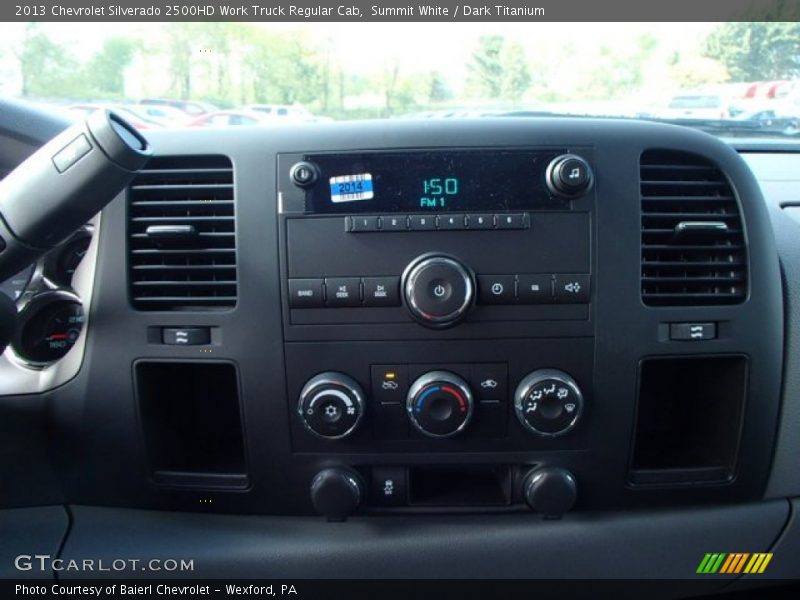 Summit White / Dark Titanium 2013 Chevrolet Silverado 2500HD Work Truck Regular Cab