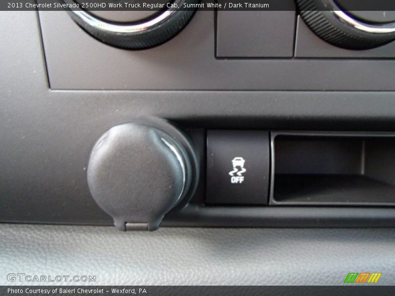 Summit White / Dark Titanium 2013 Chevrolet Silverado 2500HD Work Truck Regular Cab
