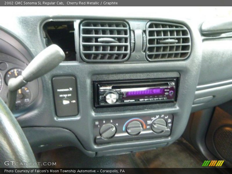 Controls of 2002 Sonoma SL Regular Cab