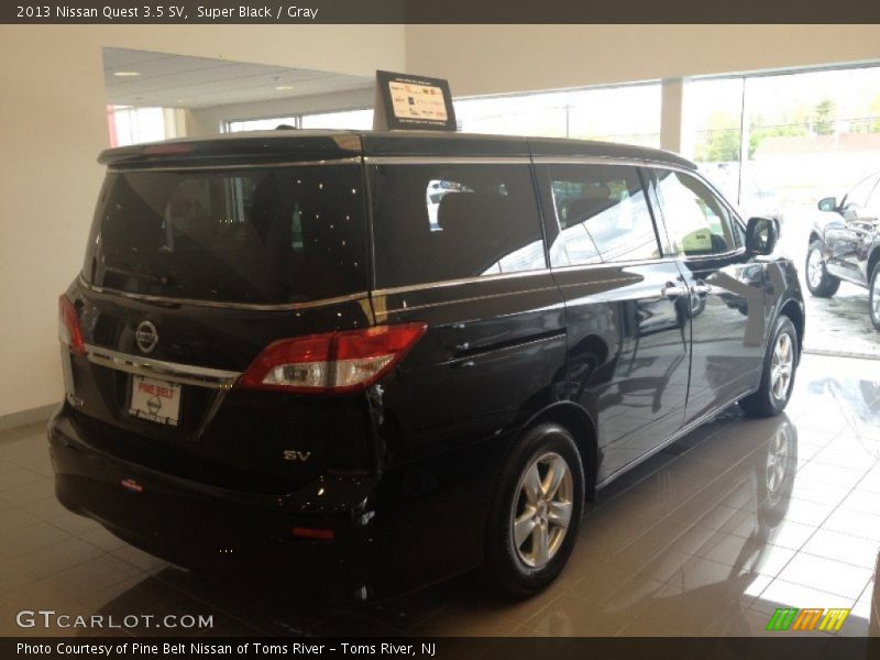 Super Black / Gray 2013 Nissan Quest 3.5 SV