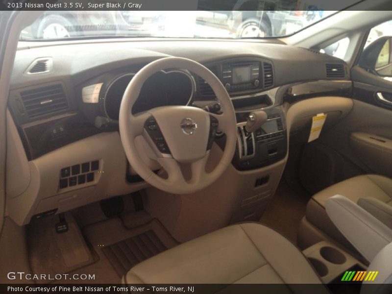 Super Black / Gray 2013 Nissan Quest 3.5 SV