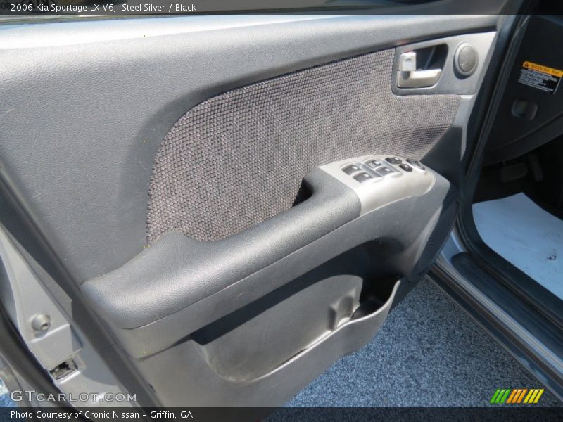 Steel Silver / Black 2006 Kia Sportage LX V6