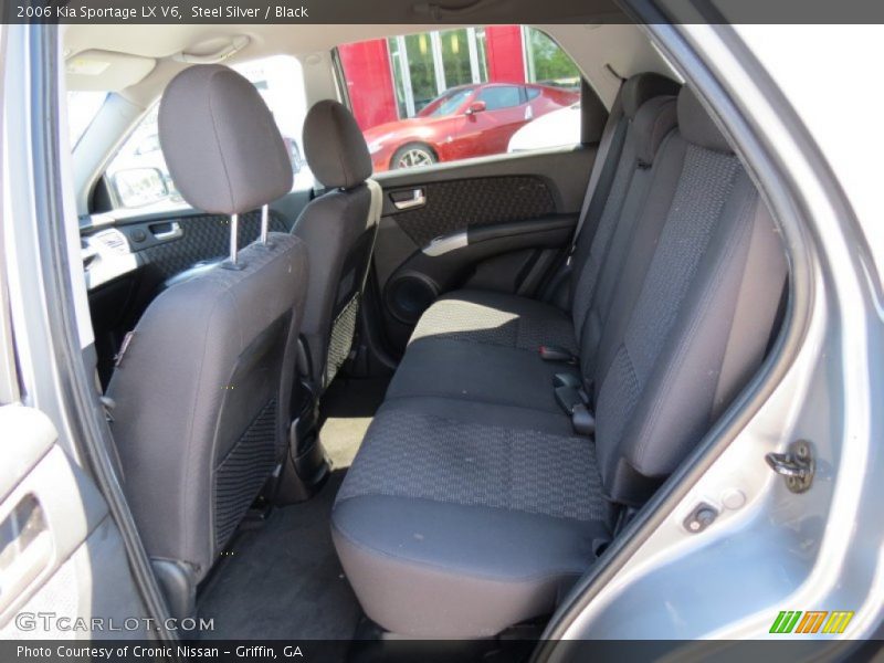 Steel Silver / Black 2006 Kia Sportage LX V6
