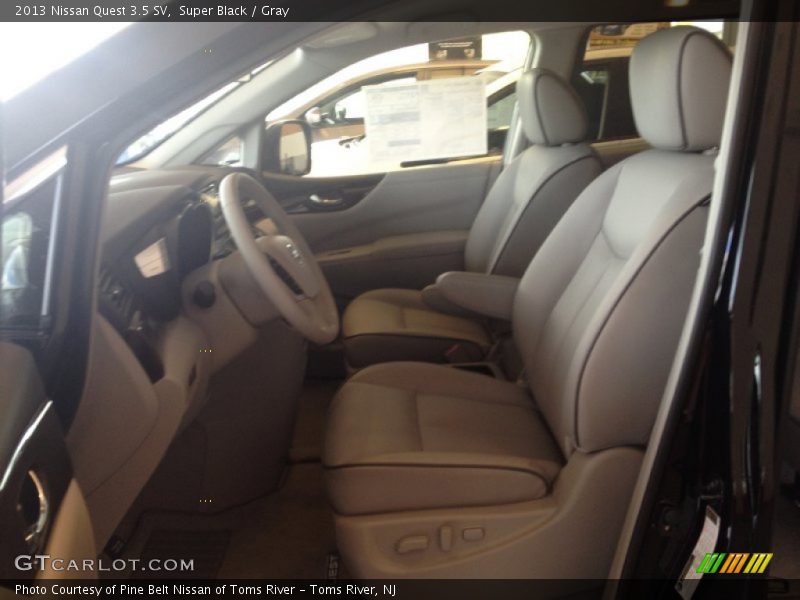 Super Black / Gray 2013 Nissan Quest 3.5 SV